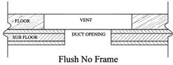 flush no frame wood vent sketch