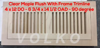 maple flush floor vent