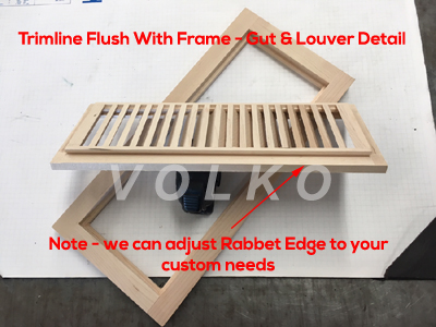 custom flush wood vent detail