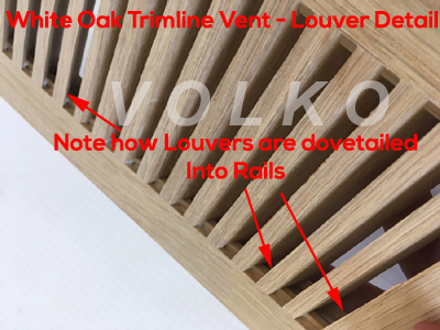 construction detail of wood vent