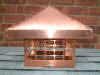 Stock & custom size chimney caps and covers.