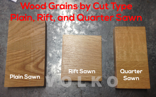 quarter sawn oak plain sawn oak rift sawn oak