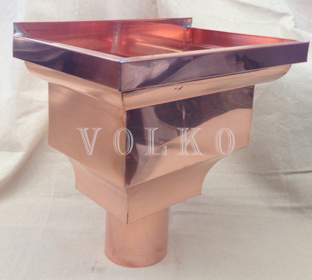 fancy copper leaderhead volko