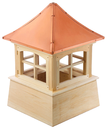 windsor cupola...pagoda style copper roof and smooth base